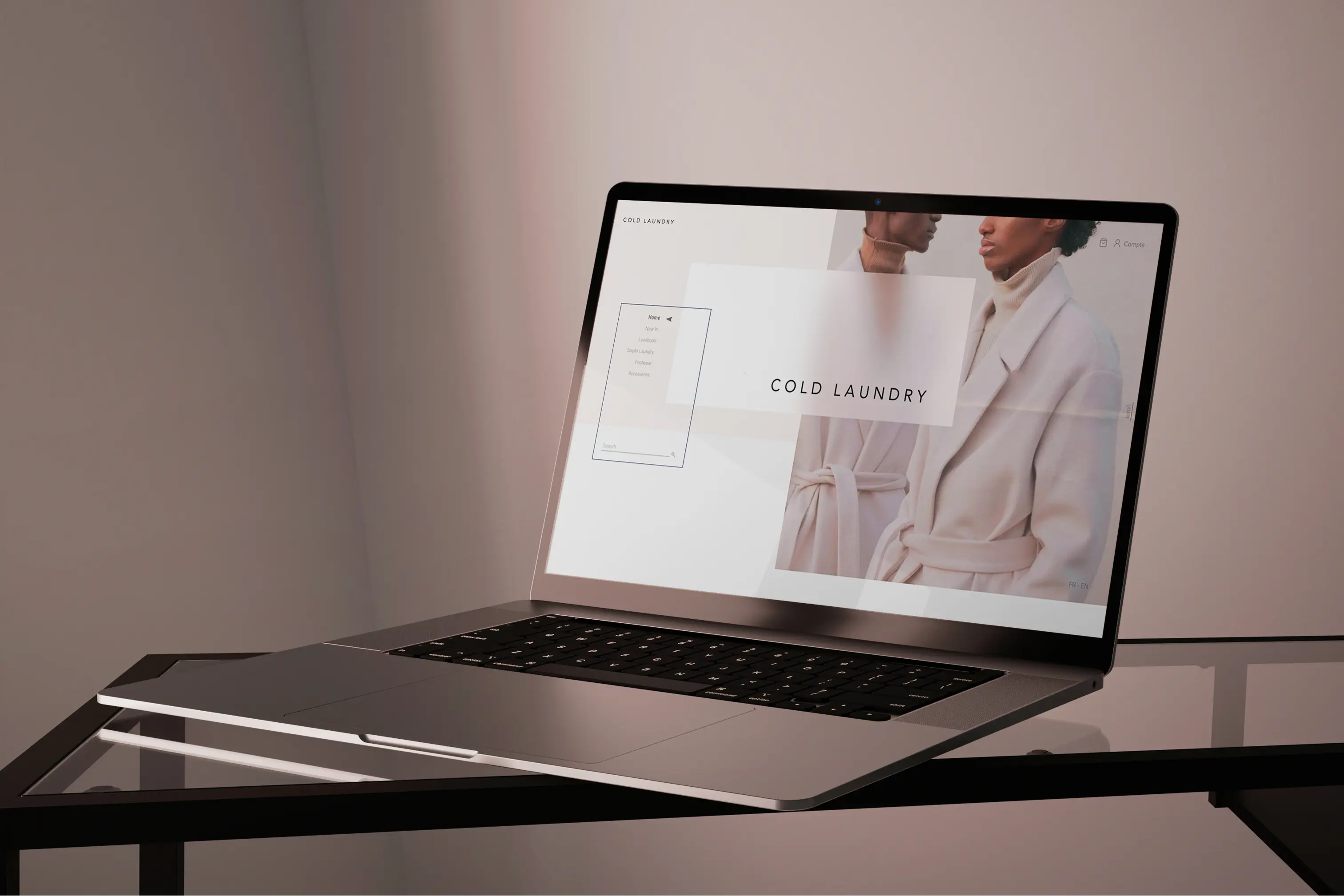 homepage de Cold Laundry